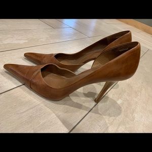 Like new Aldo stilettos brown leather